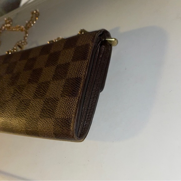 Louis Vuitton damier ebene brown wallet woc - Picture 13 of 16